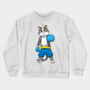 Cat Boxer Boxing gloves Boxing Crewneck Sweatshirt